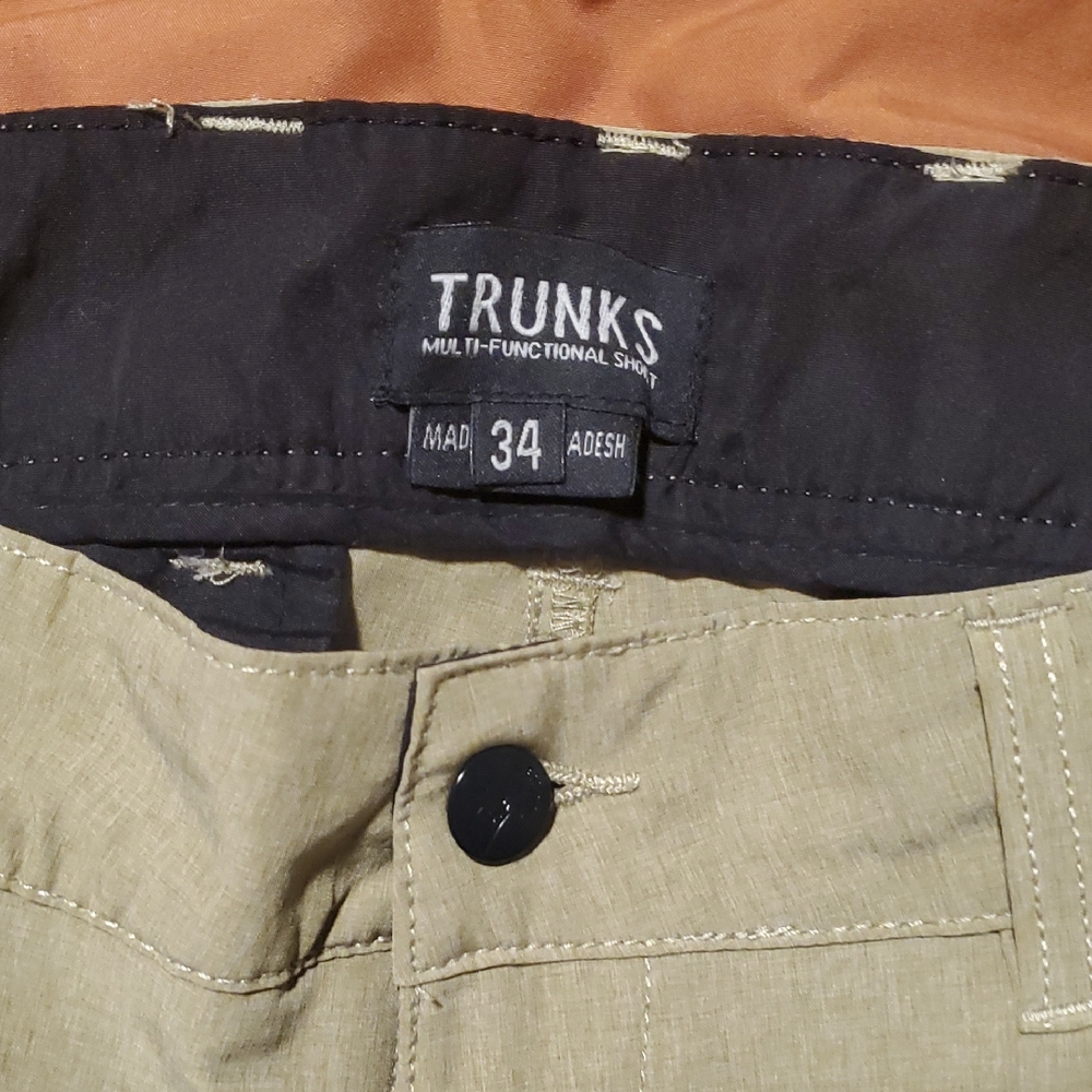 TRunks Men's Khaki Shorts